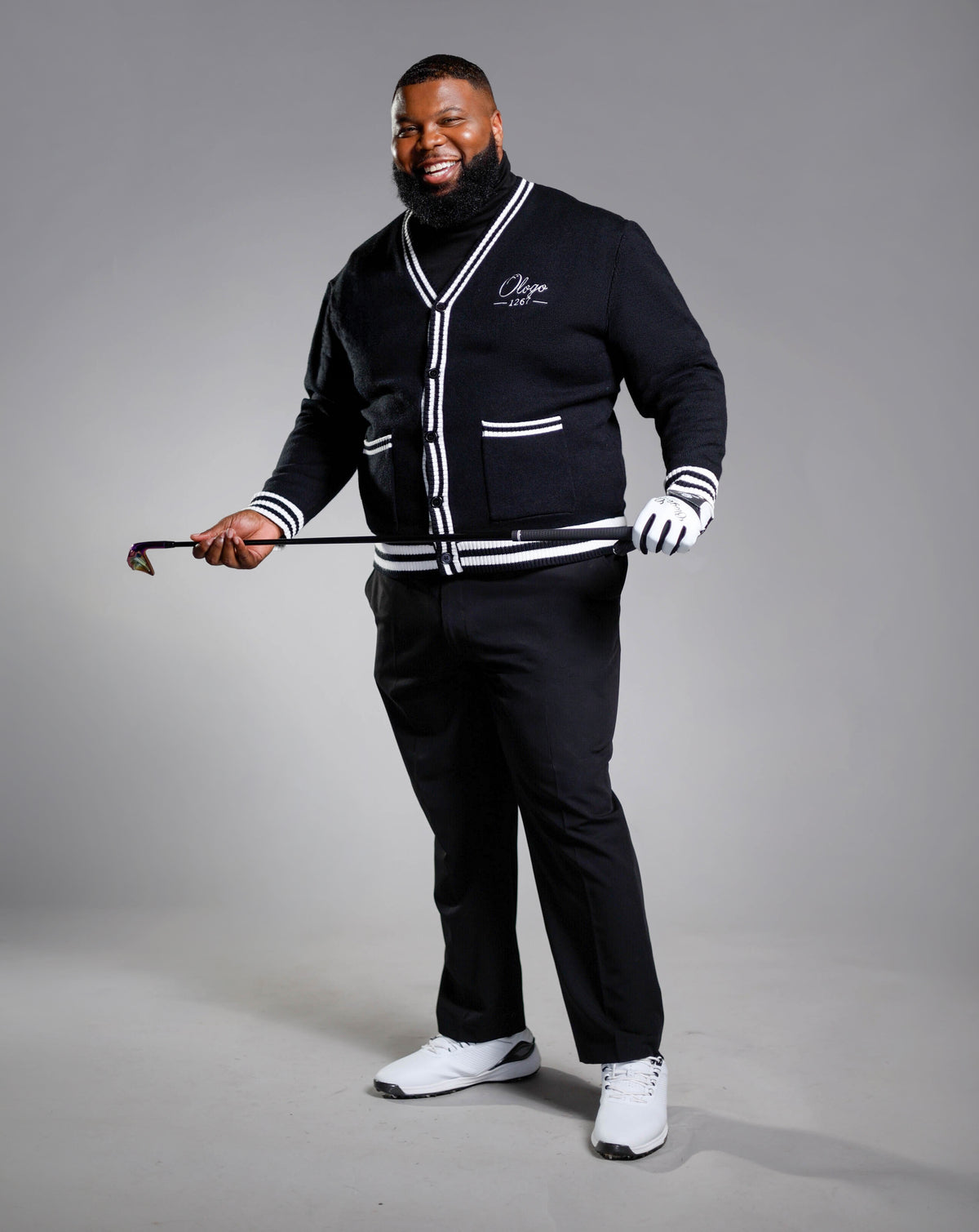 J BLACK CLUB CARDIGAN