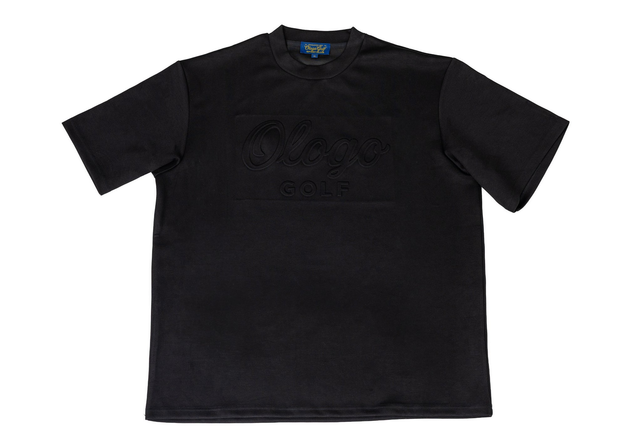 Ologo Golf Big & Tall Knit T-Shirt | Luxury Performance Embossed Tee