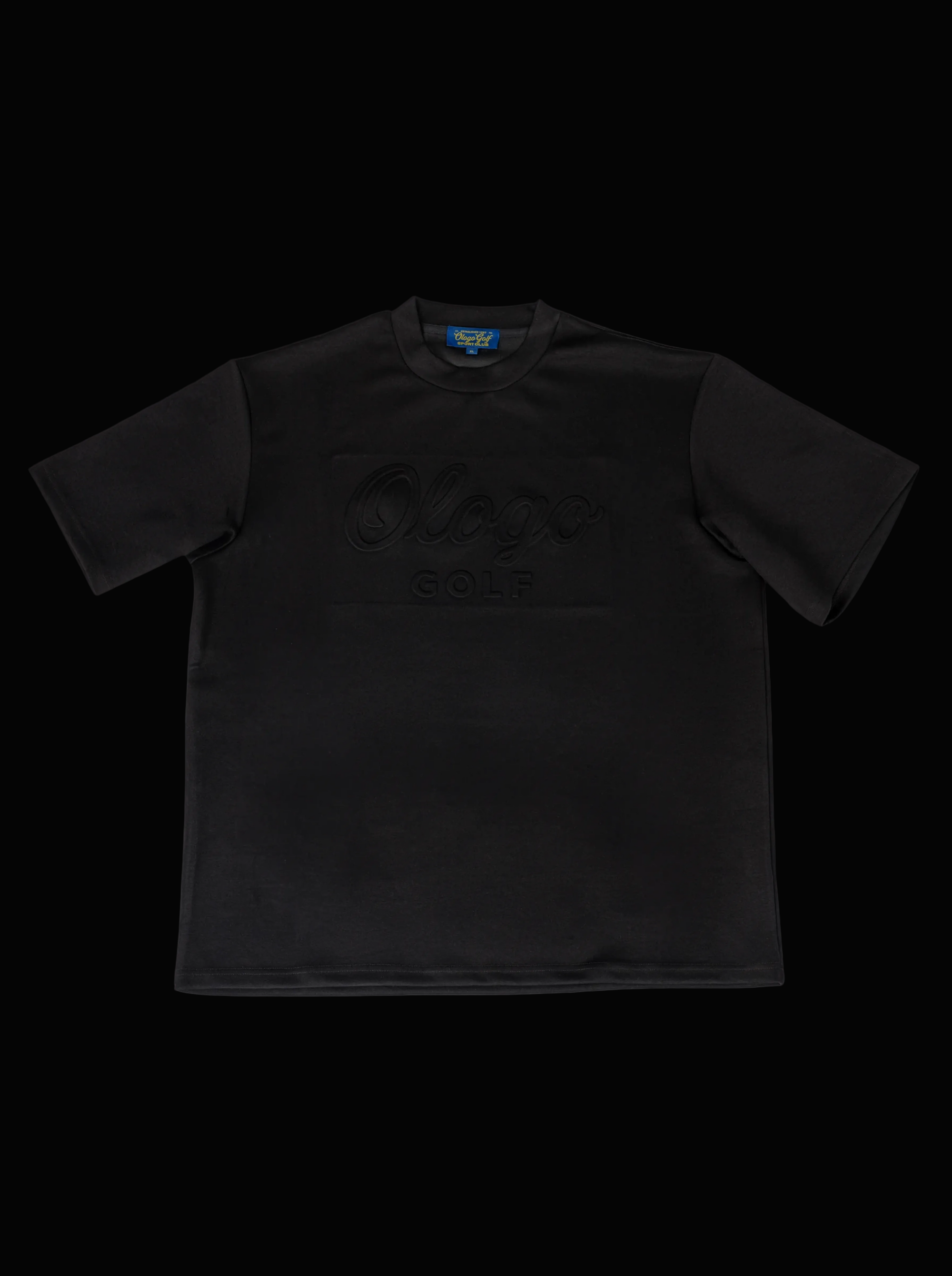 Ologo Golf Big & Tall Knit T-Shirt | Luxury Performance Embossed Tee