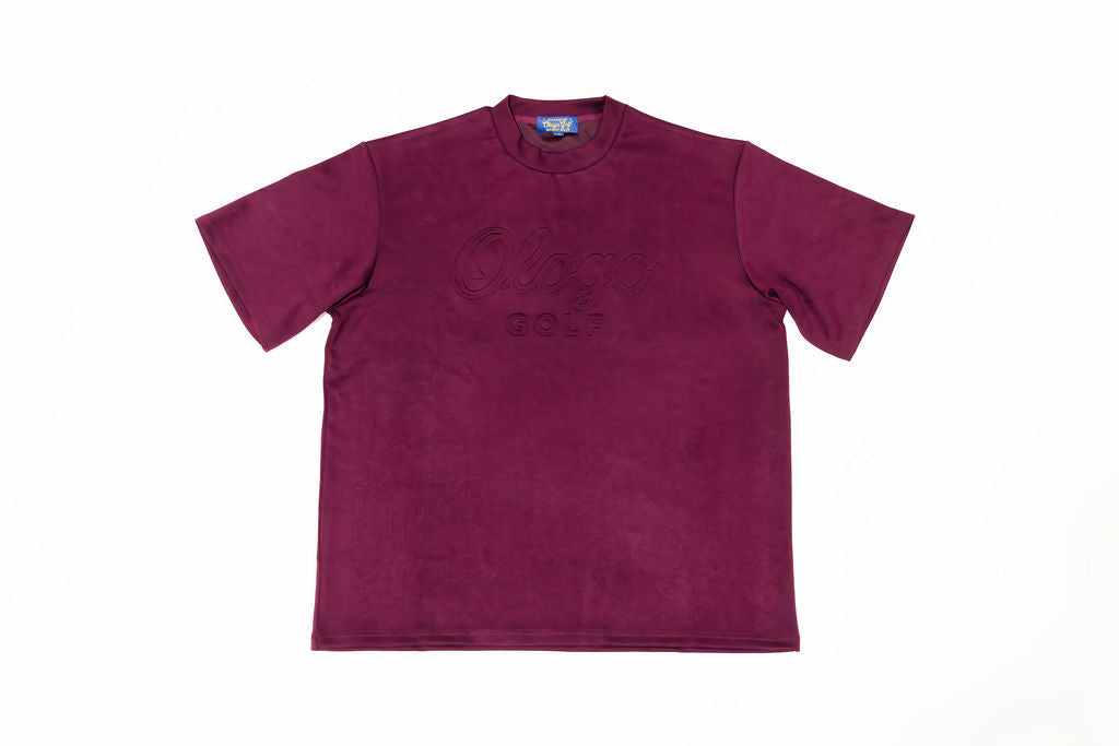 Ologo Golf Big & Tall Knit T-Shirt | Luxury Performance Embossed Tee