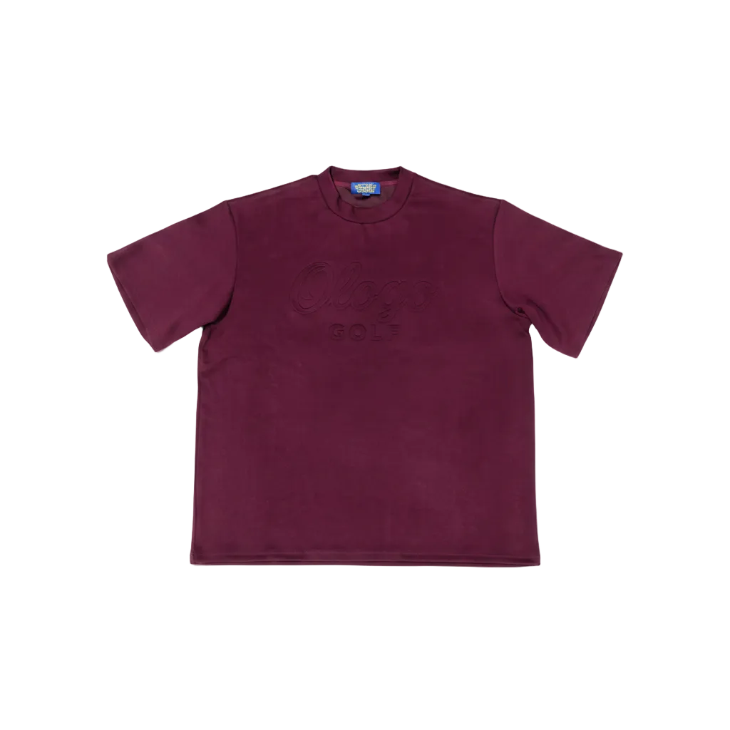 Ologo Golf Big & Tall Knit T-Shirt | Luxury Performance Embossed Tee