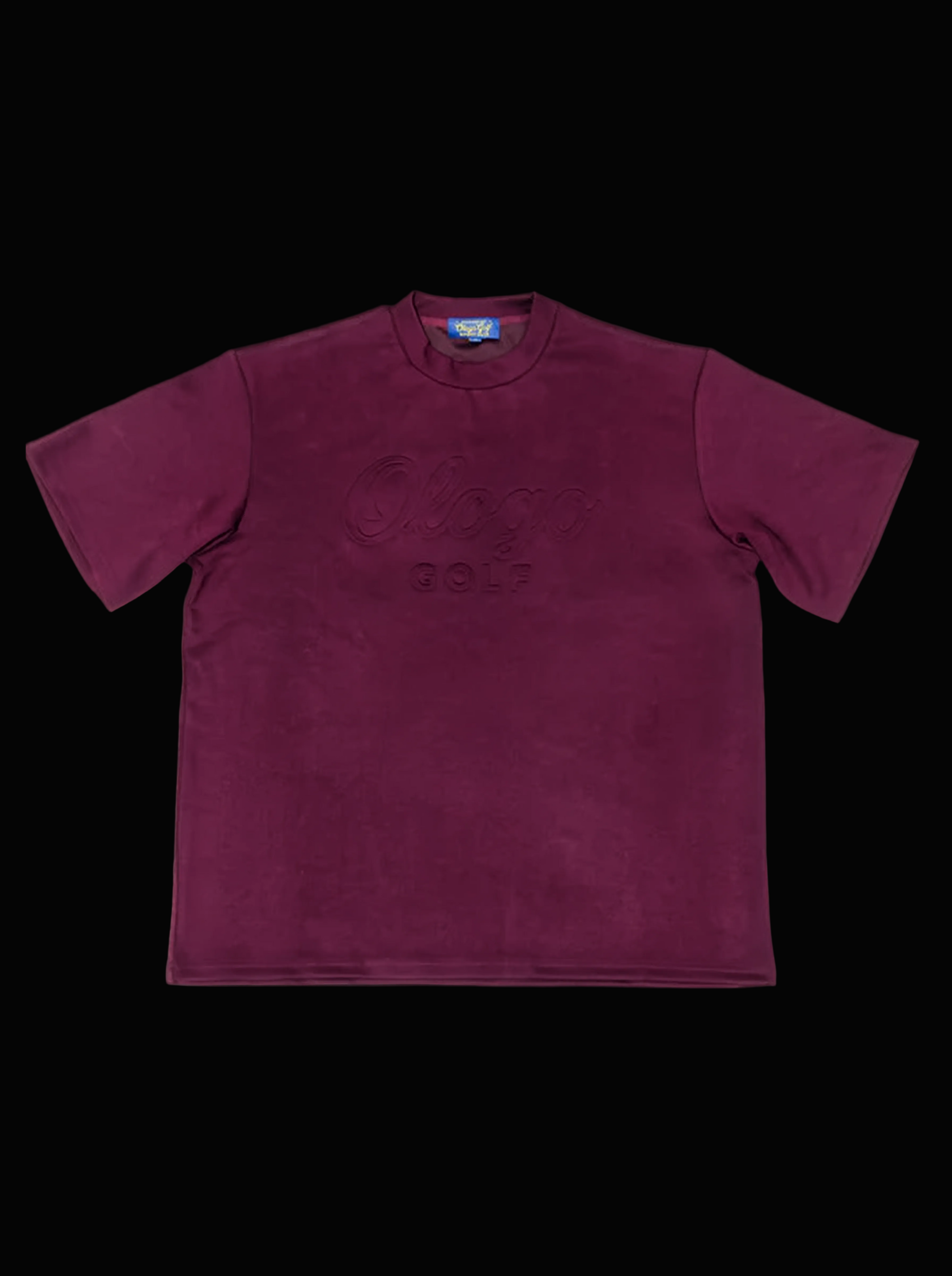 Ologo Golf Big & Tall Knit T-Shirt | Luxury Performance Embossed Tee