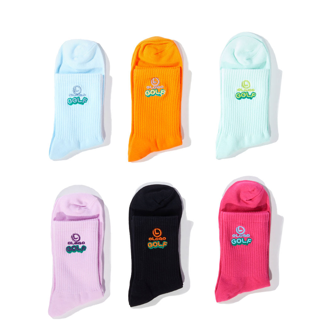 Ologo Happy Golf Socks