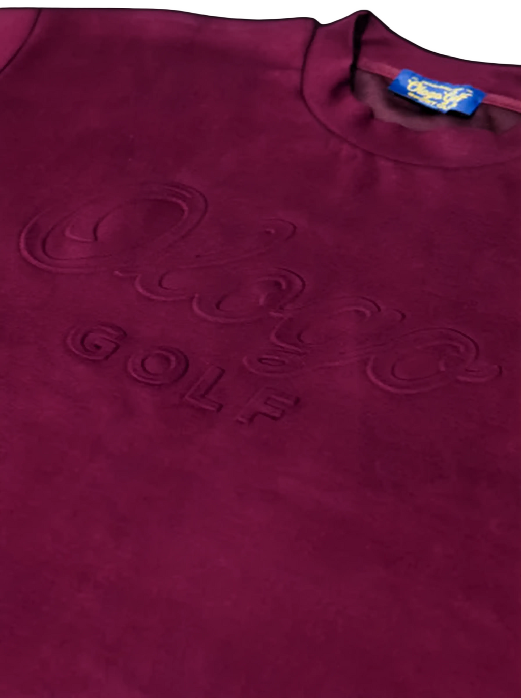 Ologo Golf Big & Tall Knit T-Shirt | Luxury Performance Embossed Tee