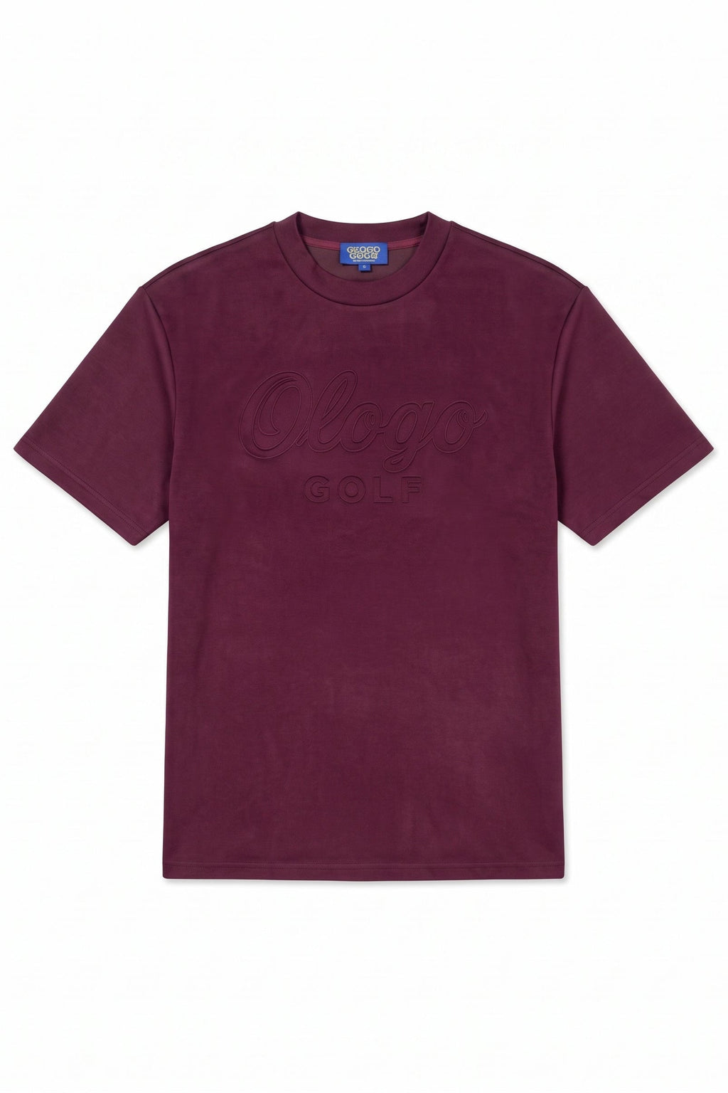 Ologo Golf Big & Tall Knit T-Shirt | Luxury Performance Embossed Tee