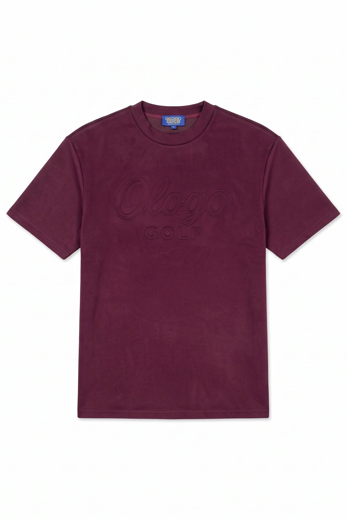 Ologo Golf Big & Tall Knit T-Shirt | Luxury Performance Embossed Tee