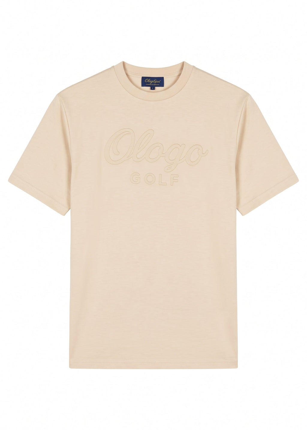 Ologo Golf Big & Tall Knit T-Shirt | Luxury Performance Embossed Tee