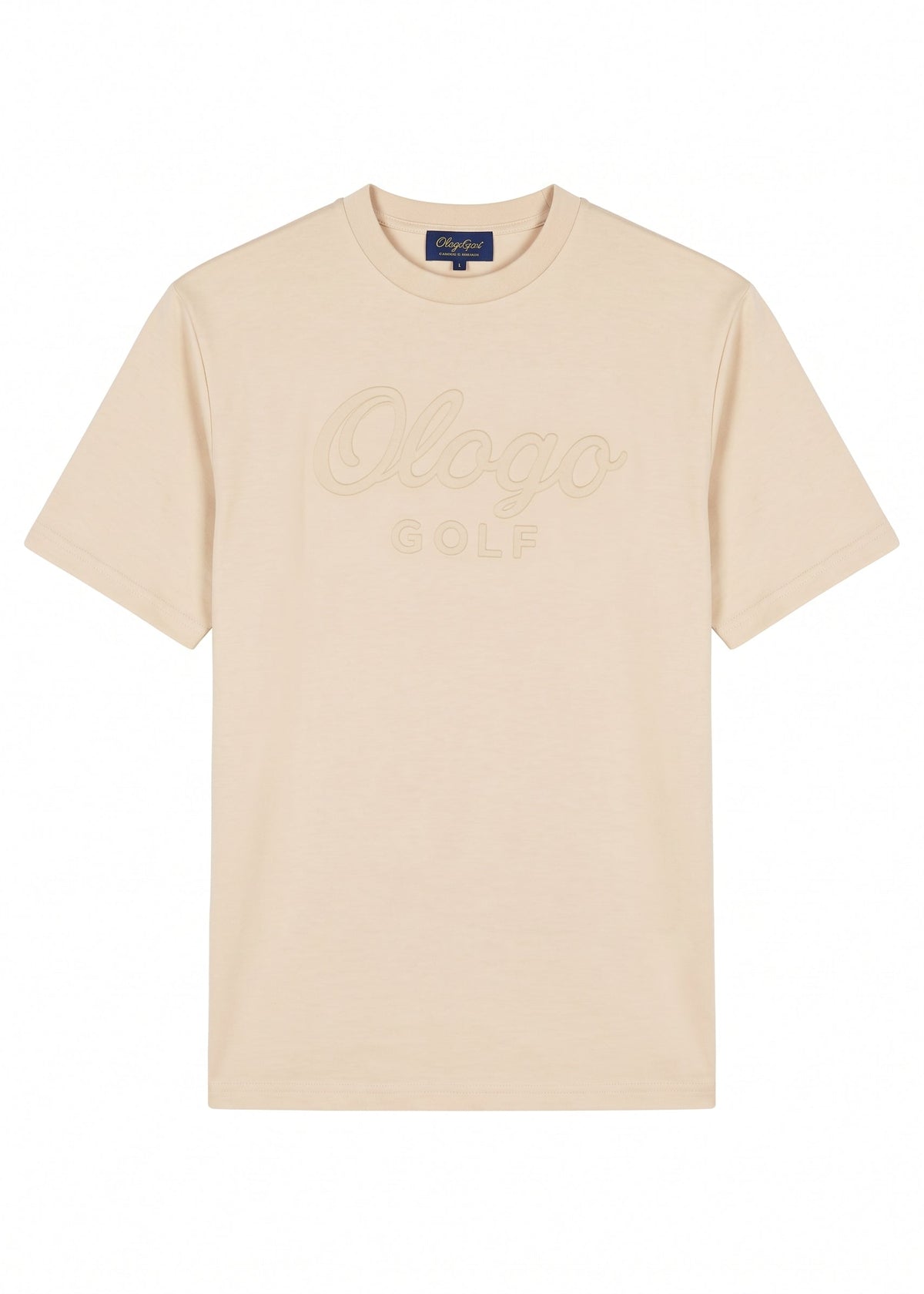 Ologo Golf Big & Tall Knit T-Shirt | Luxury Performance Embossed Tee